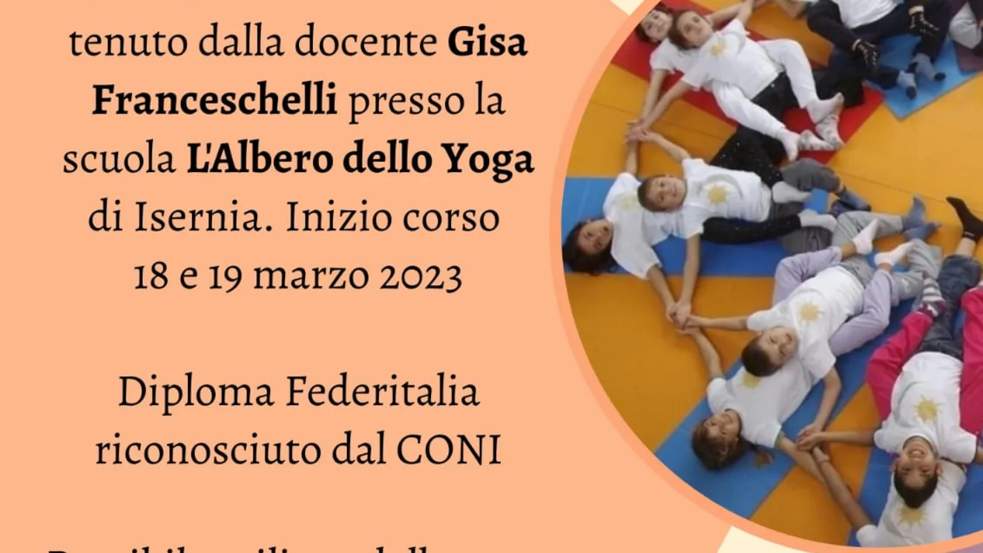 Isernia: Corso formazione di yoga per bambini e adolescenti