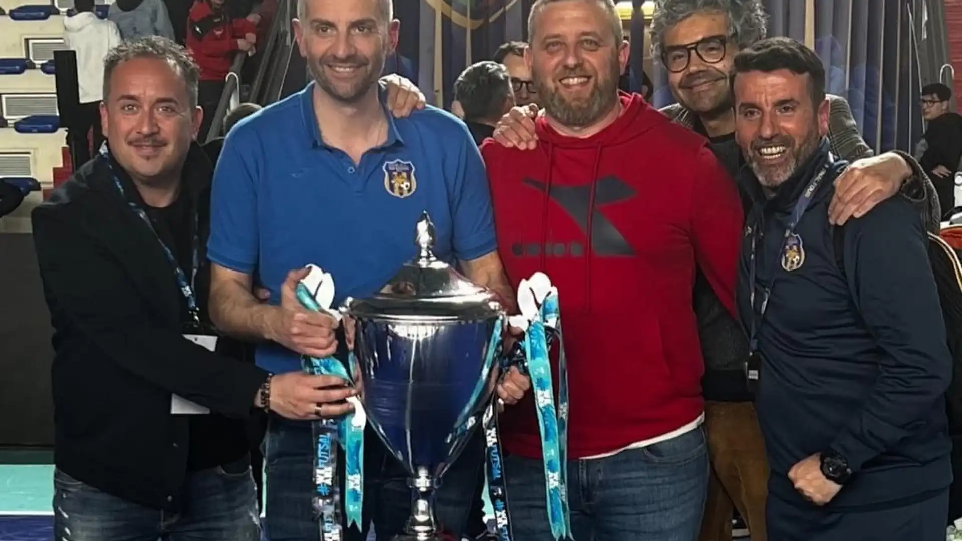 Coppa Italia: mister Fausto Scarpitti sul tetto d'Italia. Conquista la coppa Italia con il Real San Giuseppe.