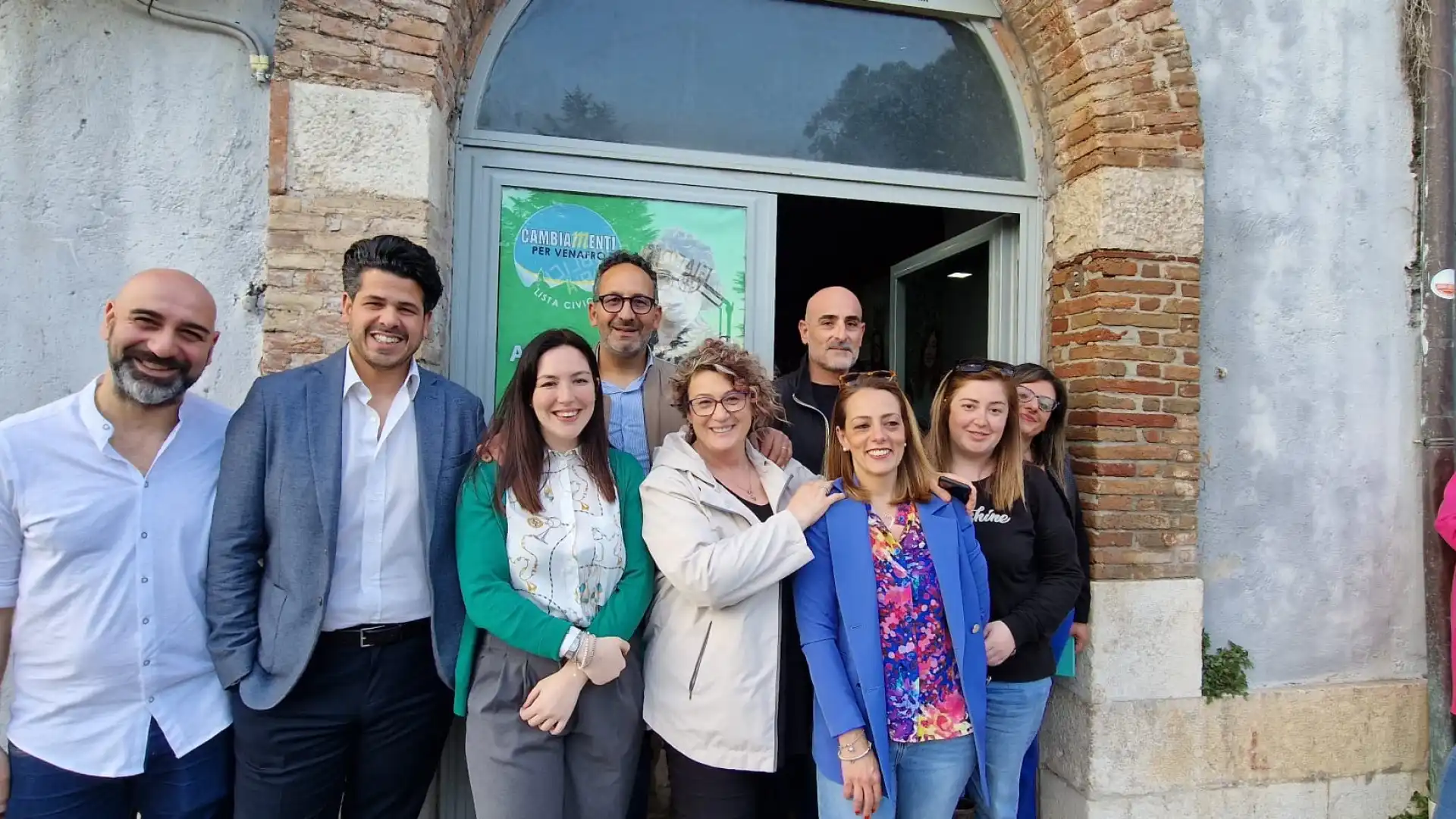 Comunali Venafro: inaugurata la sede elettorale della lista “Cambiamenti per Venafro”.