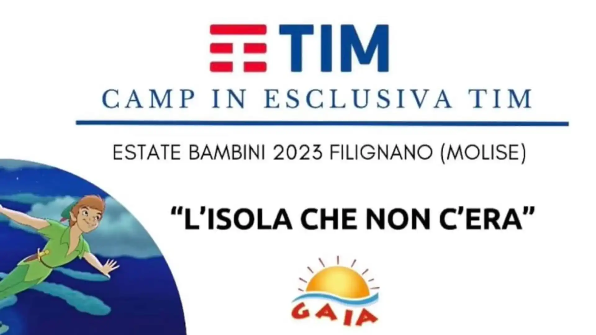 Filignano: partita la colonia estiva della Tim. La nota delle opposizioni consiliari.