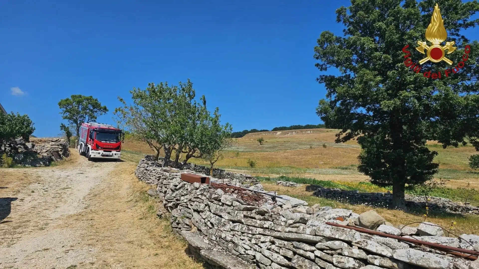 Agnone: i Vigili del Fuoco soccorrono escursionista colpito da malore sul Monte San Nicola.