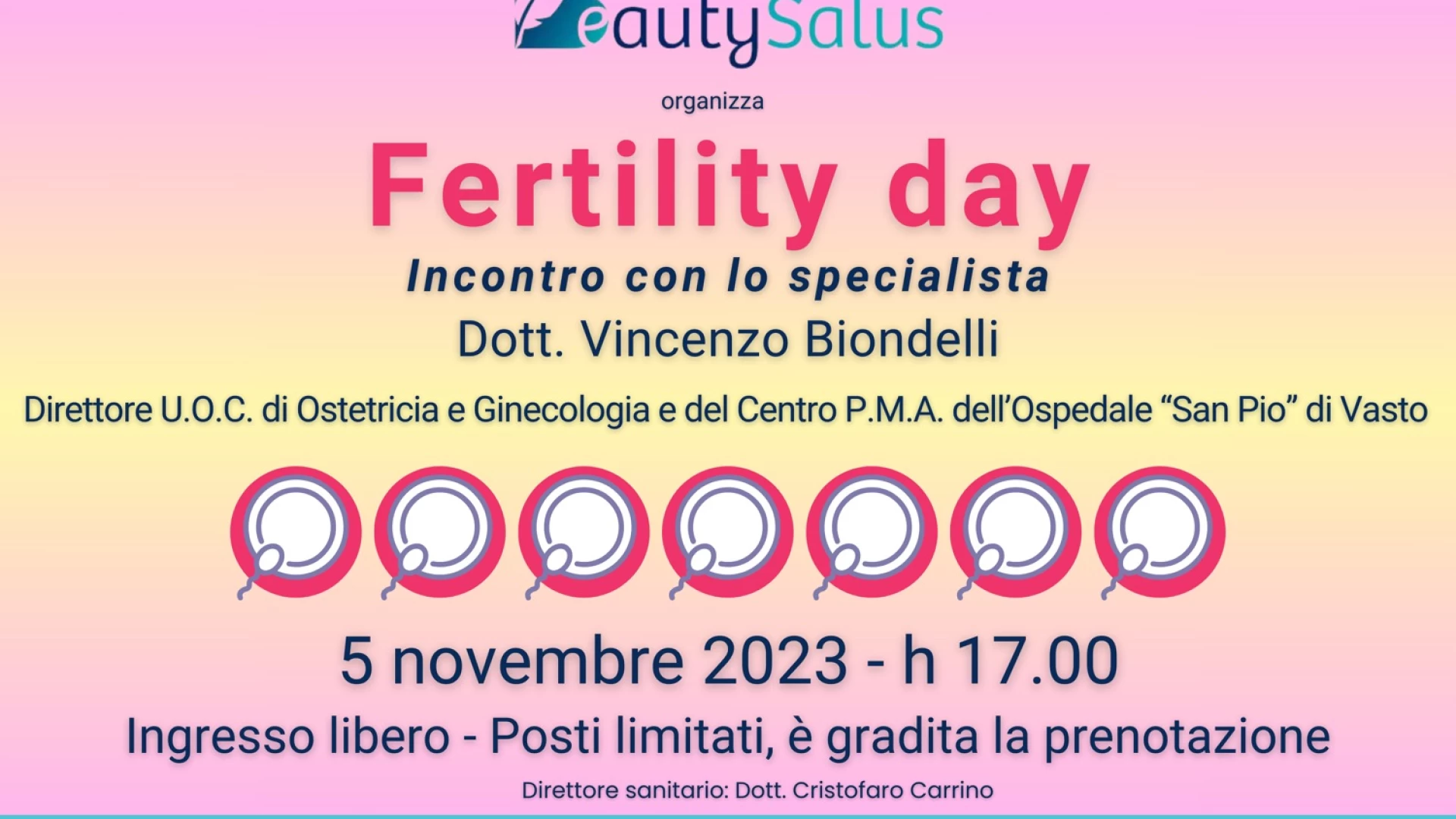 Isernia: il 5 novembre il primo Fertility Day promosso da Beauty Salus.