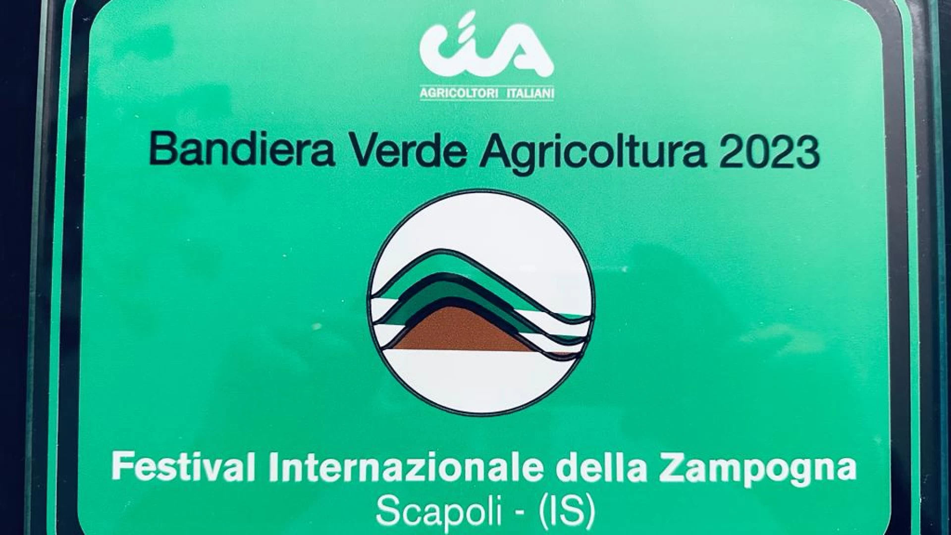 "Bandiera verde 2023" , il premio della Confederazione Italiana Agricoltori al comune di Scapoli.
