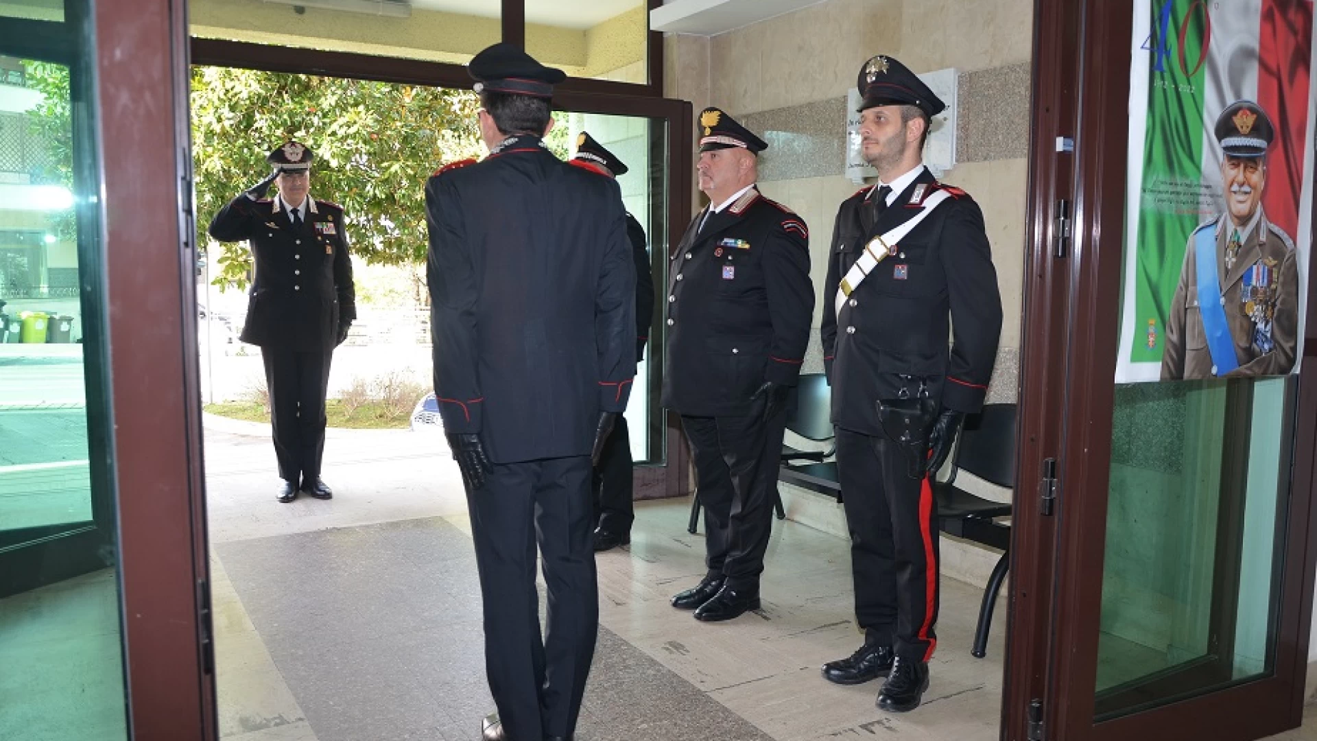 Isernia: Il Generale di Brigata Antonino Neosi visita il Comando Provinciale Carabinieri.