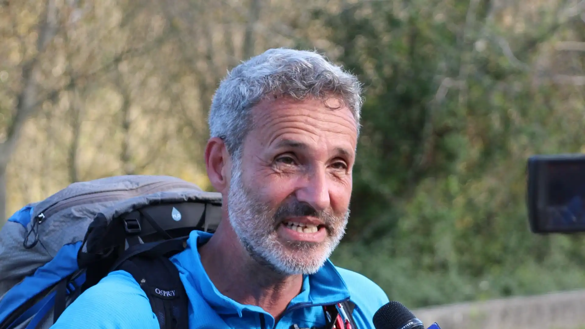 Stefano Cascavilla ripercorre a piedi l'impresa dei Mille di Garibaldi.