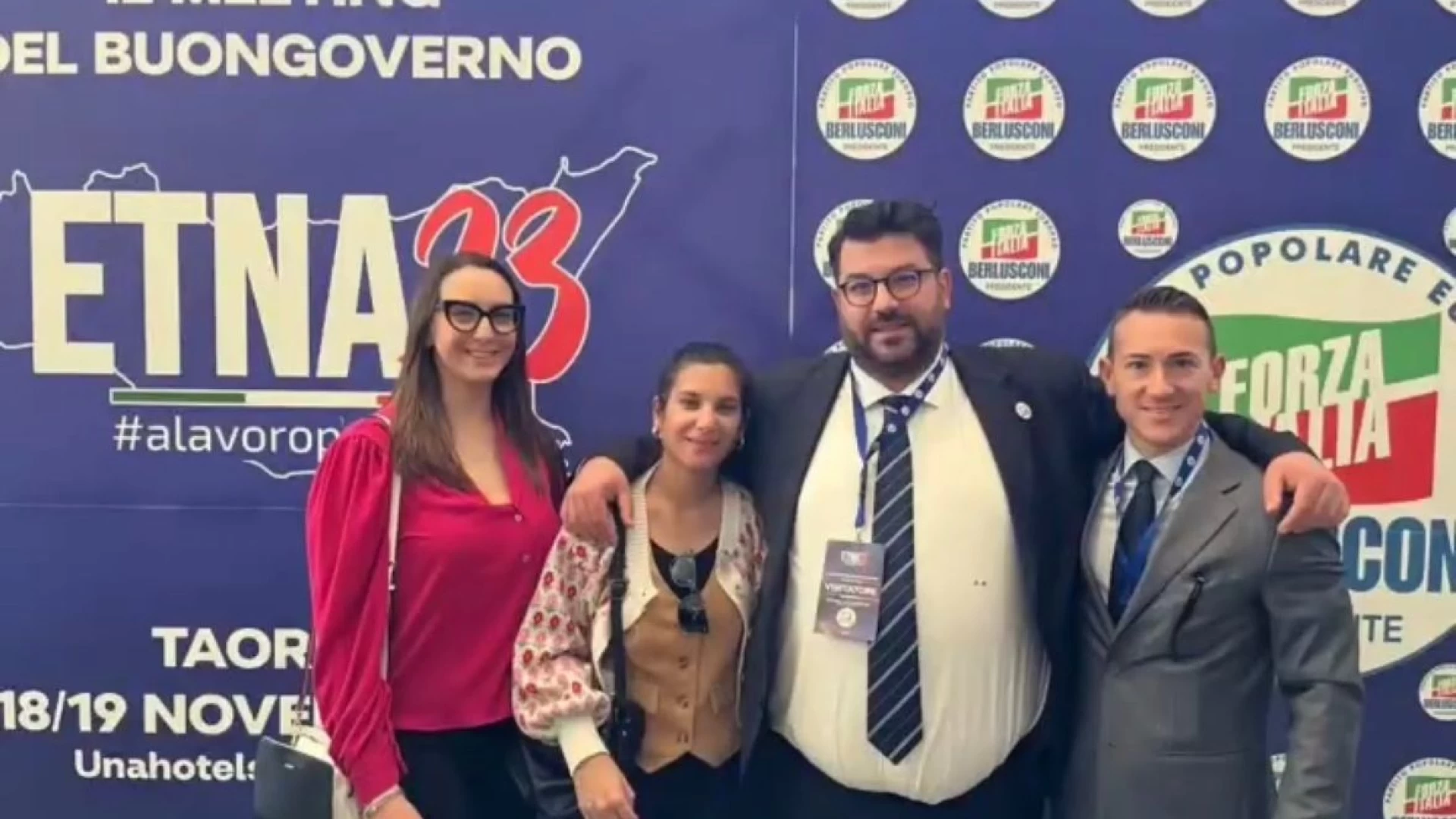 Etna 2023, conclusa a Taormina la due giorni promossa da Forza Italia. Presente delegazione molisana.