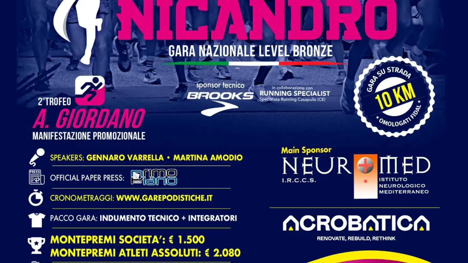 Venafro il Trofeo San Nicandro non è solo corsa…