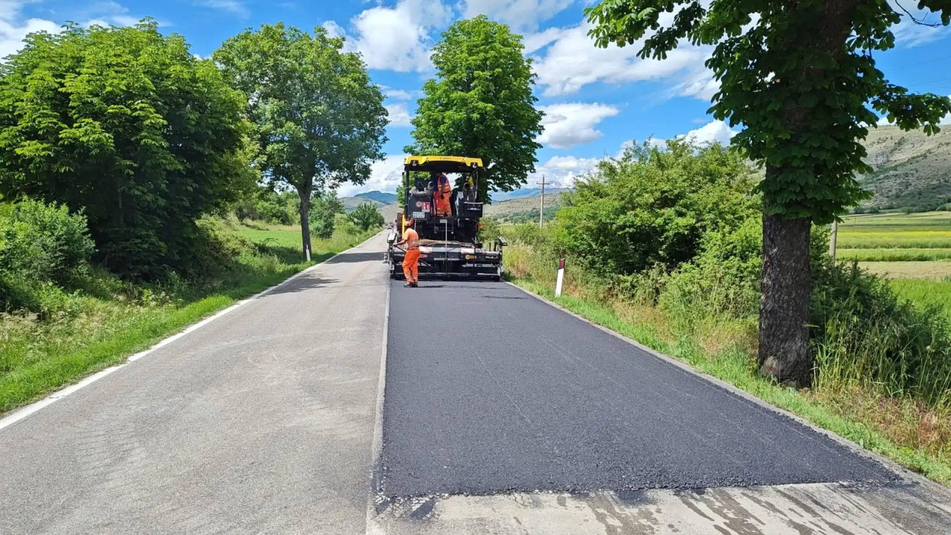 Provincia, avviati i lavori sulla SR 17 “delle Svolte di Popoli”, nei comuni di Navelli e Collepietro