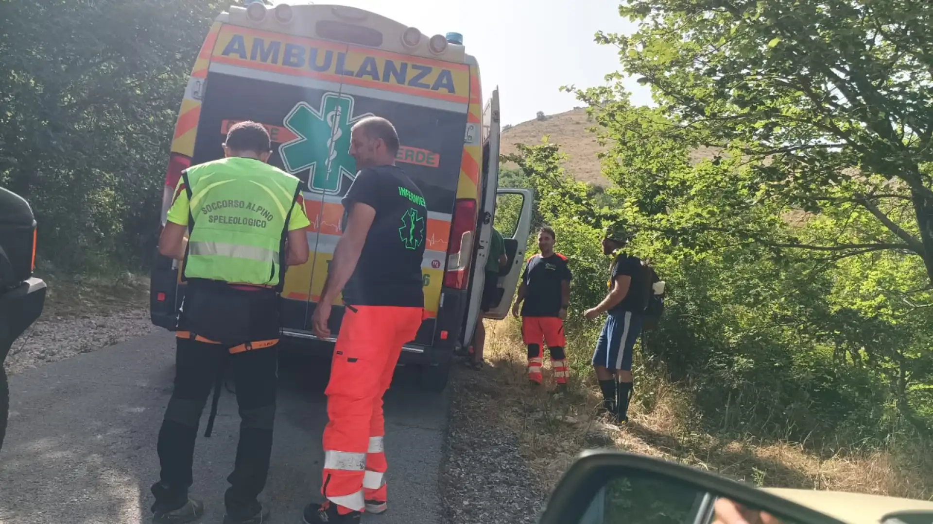 Escursionista soccorsa in località Civita di Bojano