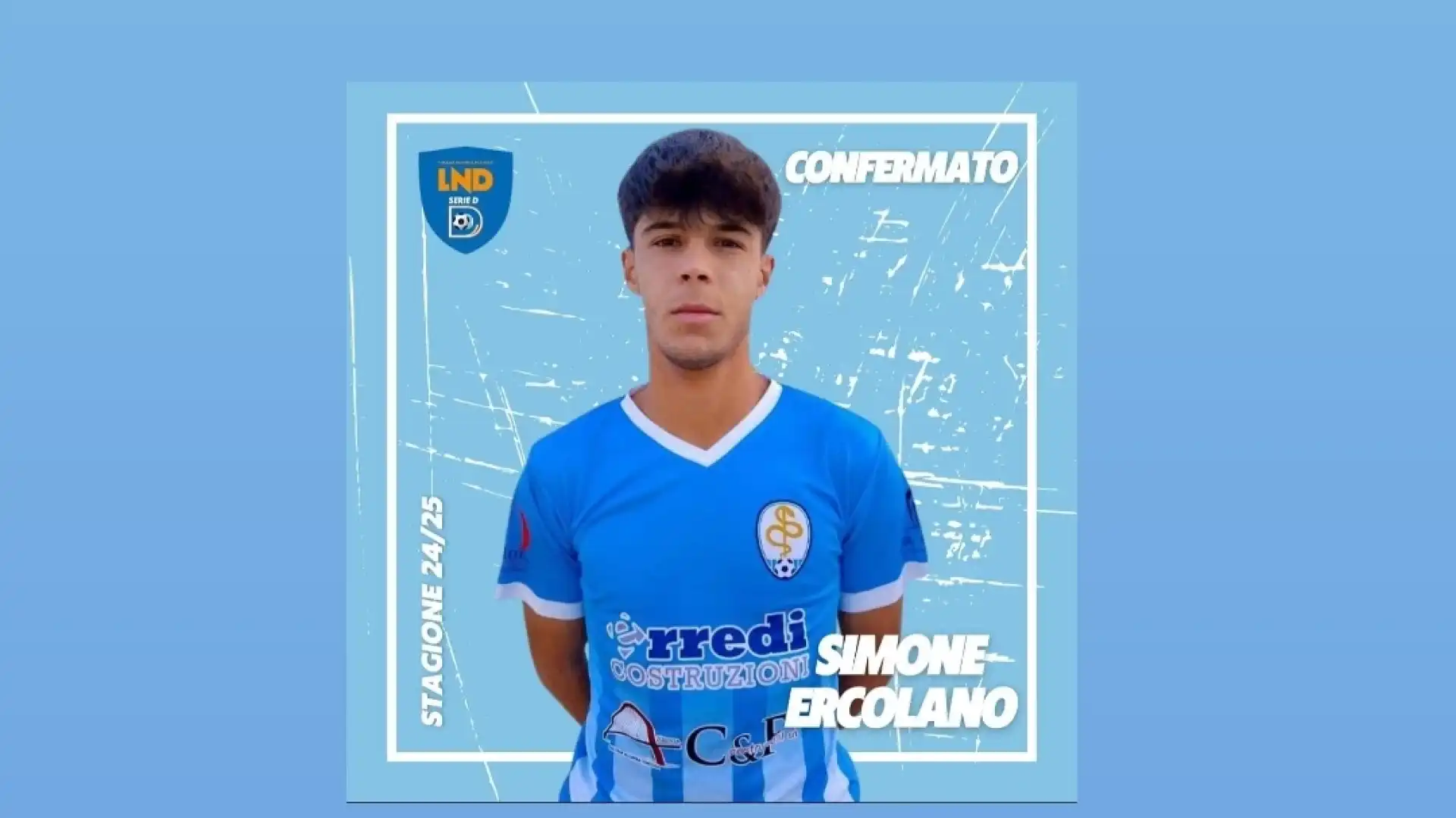 Serie D, Ercolano confermato dalla società pentra