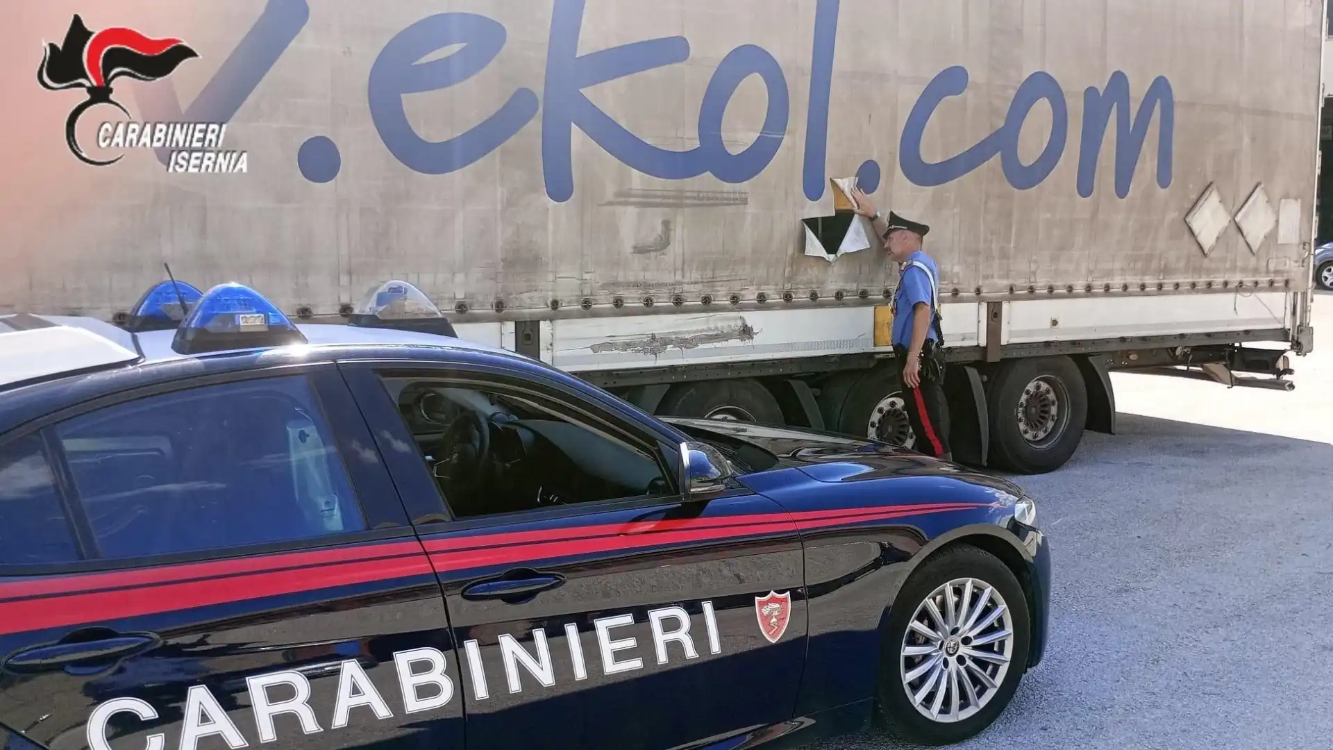 Traffico di immigrati clandestini: fermato e arrestato autotrasportatore turco a Venafro (FOTO)