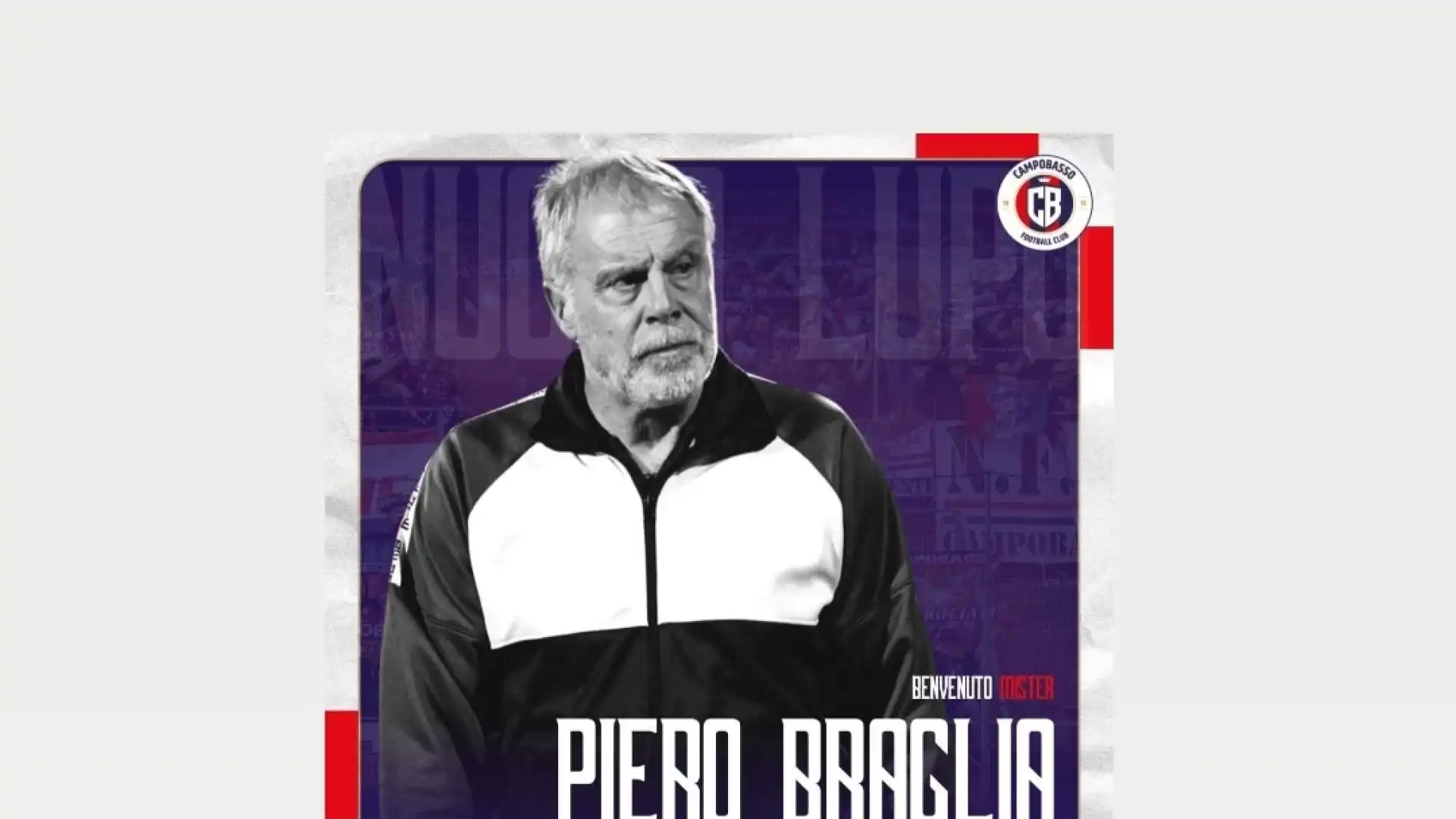 Braglia nuovo allenatore del Campobasso FC