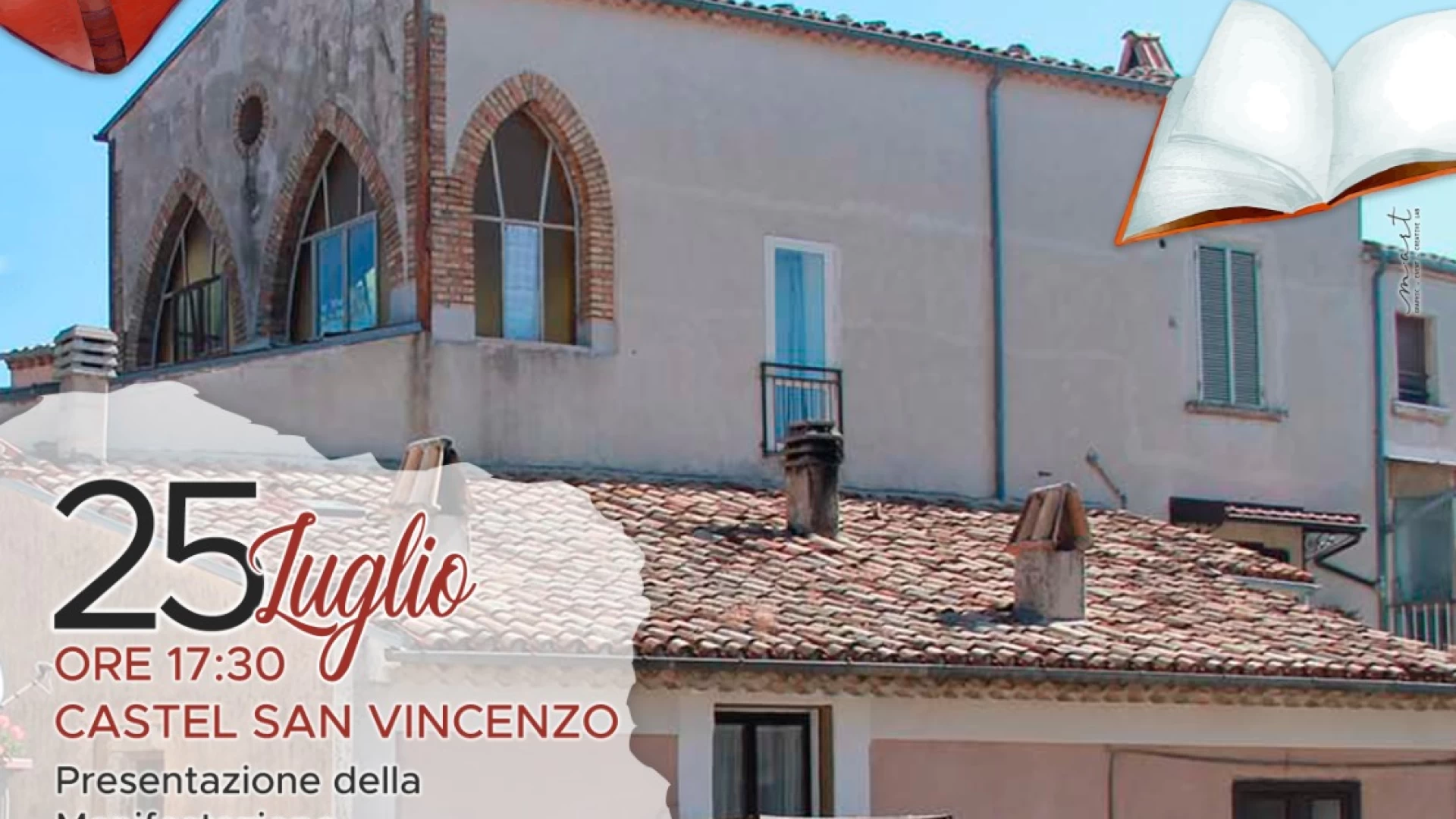 Castel San Vincenzo: l'associazione Ara Nova propone il "Party Letterario".