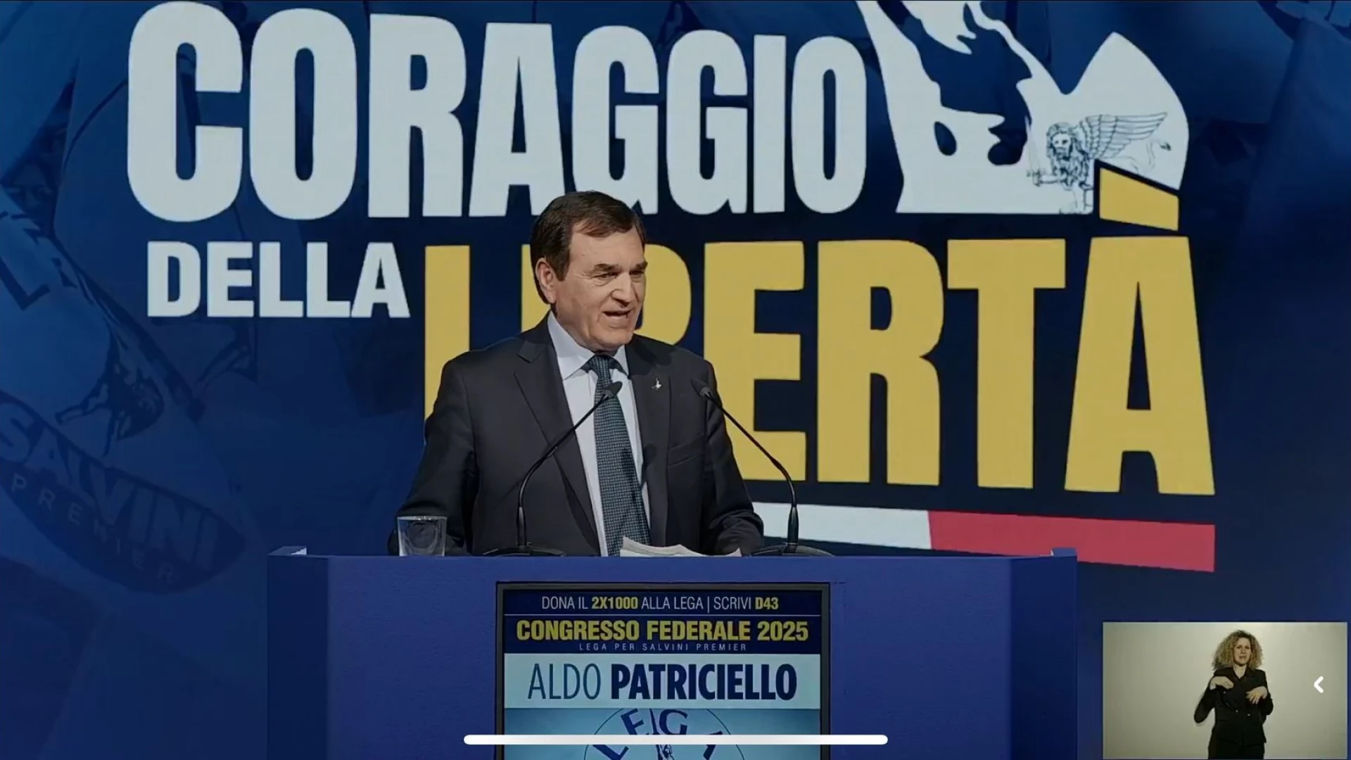Congresso Lega, a Firenze il Molise protagonista. Patriciello: "Massima fiducia nel nostro segretario".