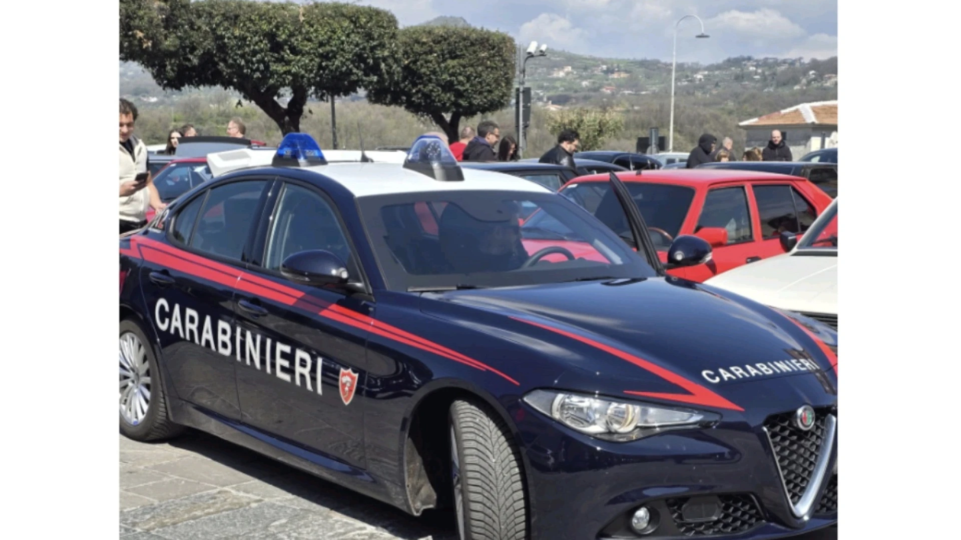 Isernia: Carabinieri e Alfa Romeo, la Giulia dell'Arma al Raduno Alfa Club Molise