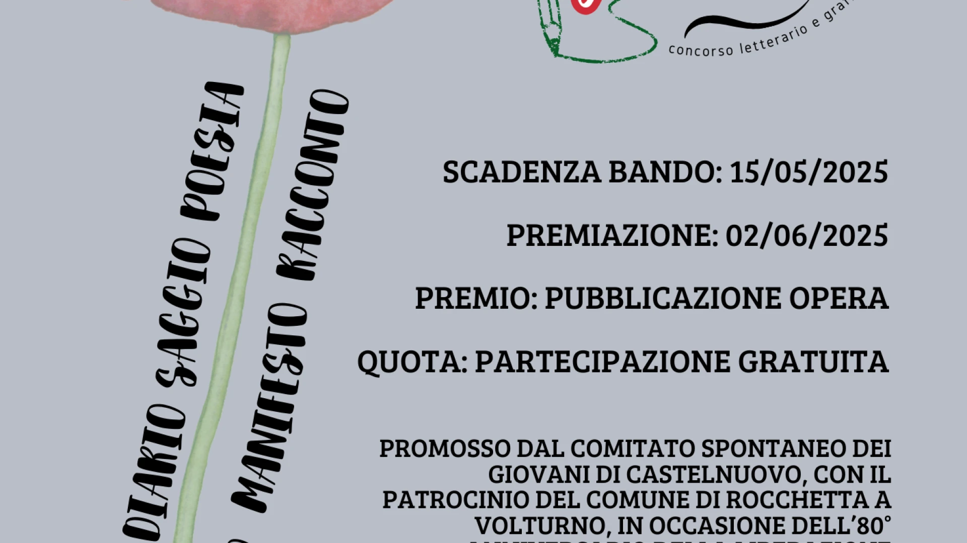 Castelnuovo al Volturno: Ancora un mese per partecipare al concorso nazionale “La Resistenza per un giovane”