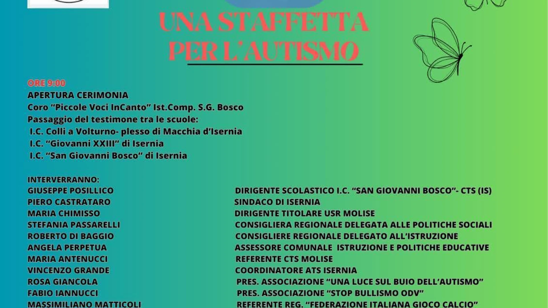 Giornata per la sensibilizzazione sul tema dell'Autismo, importante evento in programma ad Isernia,