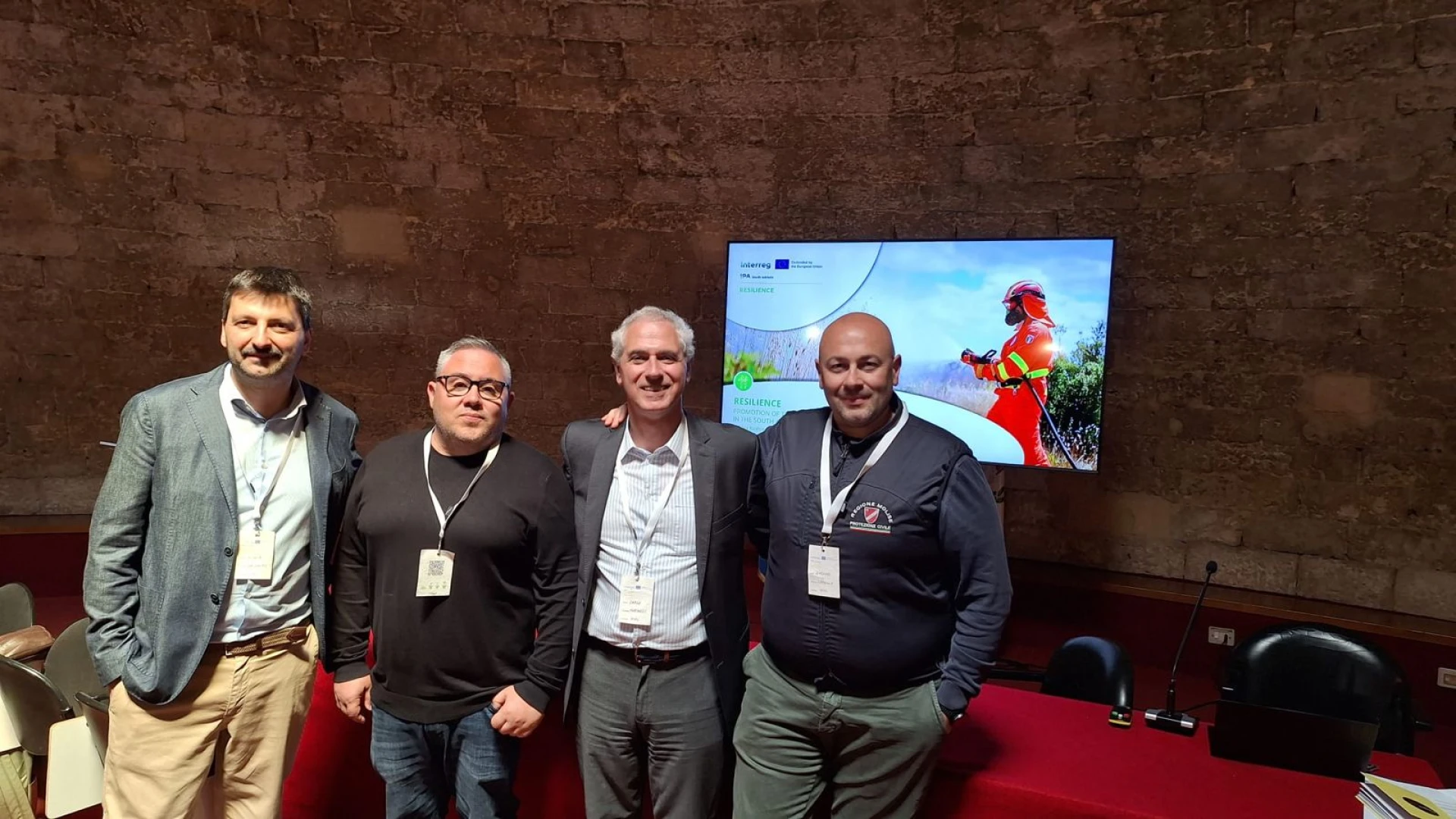 Il Sud Adriatico unito contro le emergenze: a Barletta il terzo incontro del progetto europeo “Resilience”