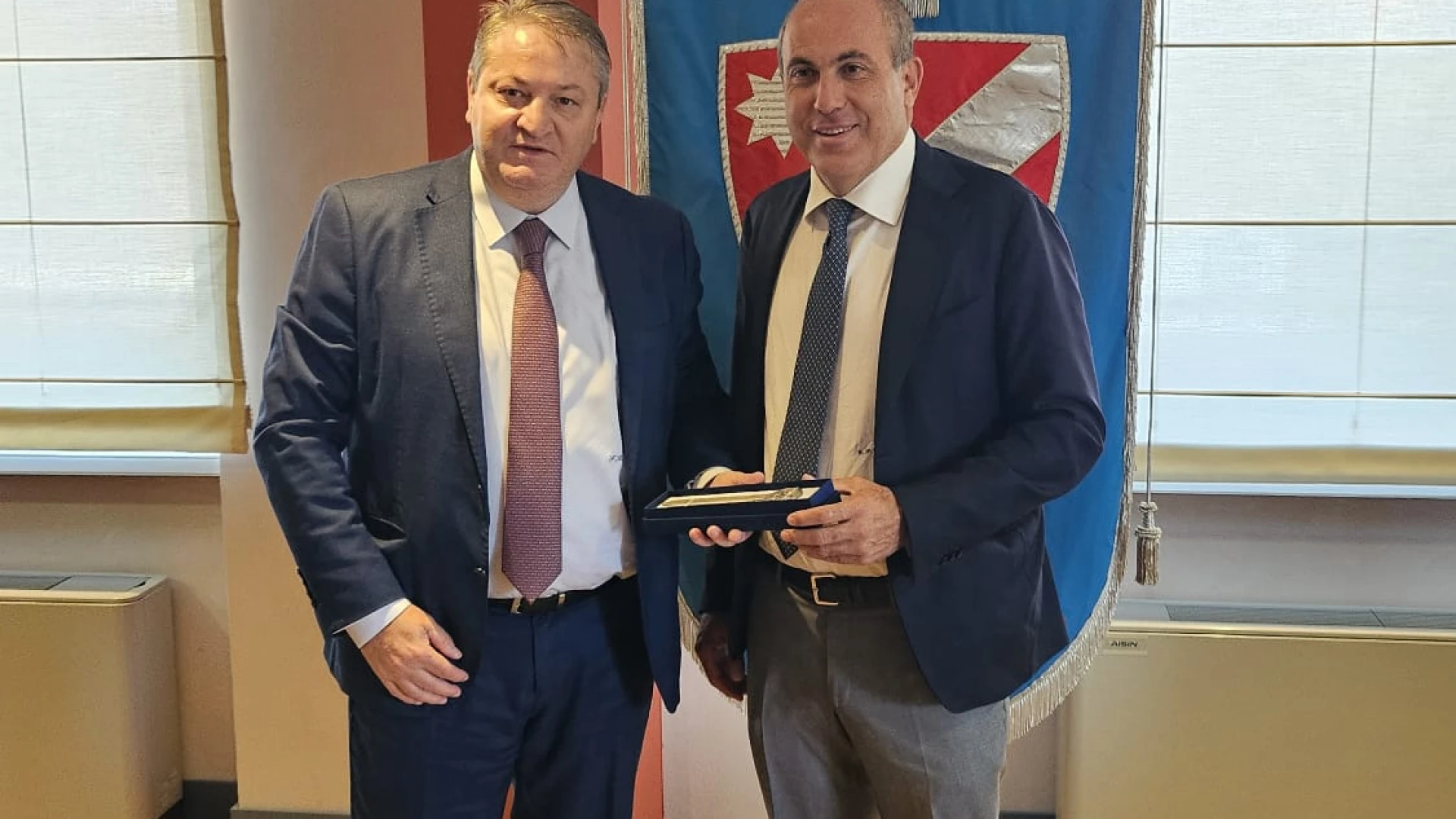 Il presidente della REGIONE Molise Roberti ha incontrato il neo rettore dell'Unimol Vanoli.