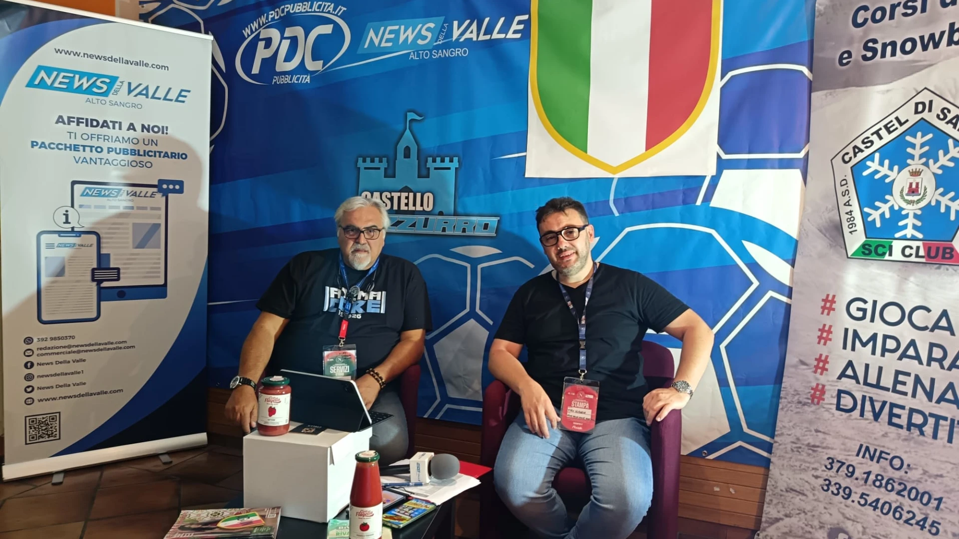 Rivedi la puntata numero 2 di "Castello Azzurro" . Ospite il giornalista campano Antonello Di Martino. Guarda la trasmissione