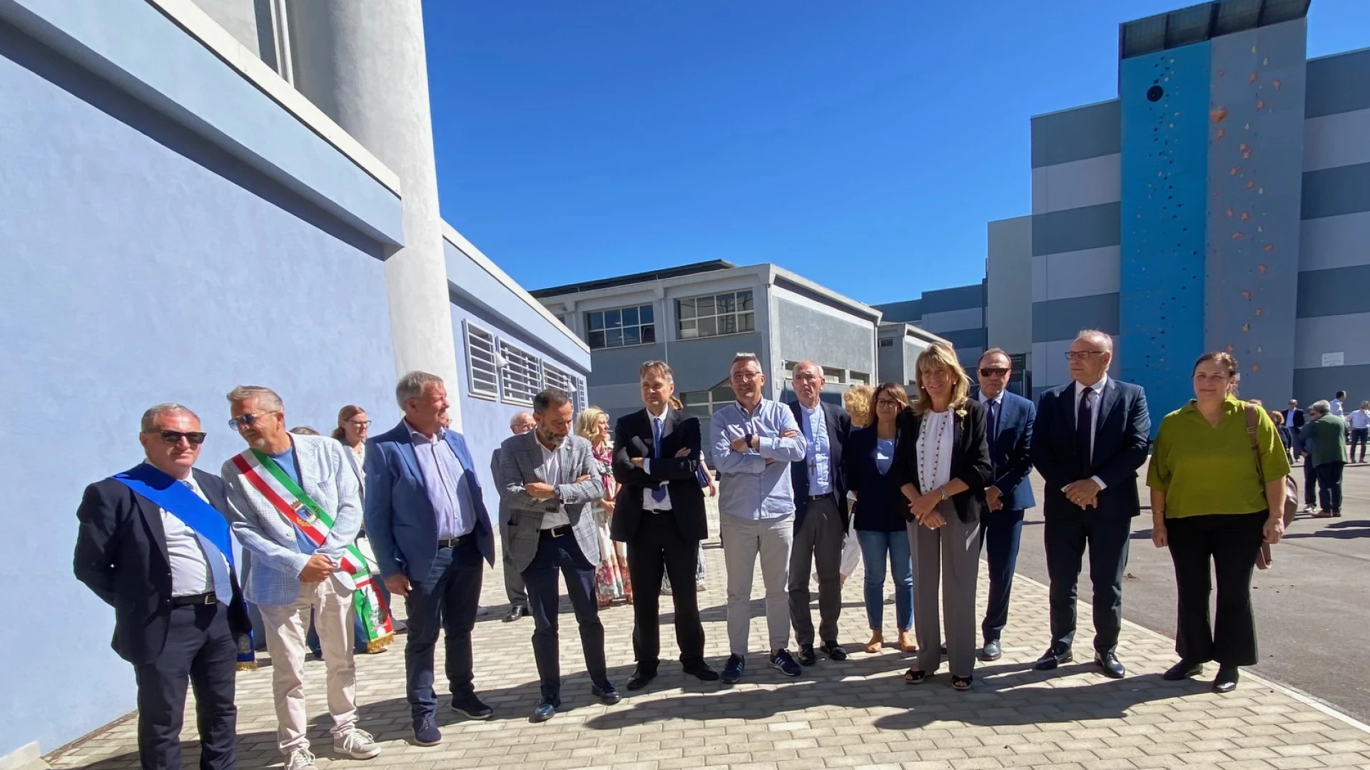 Avezzano, inaugurate Aula Magna e Area Sportiva al “Liceo Vitruvio”. Investimento da oltre 1,8 milioni di euro.