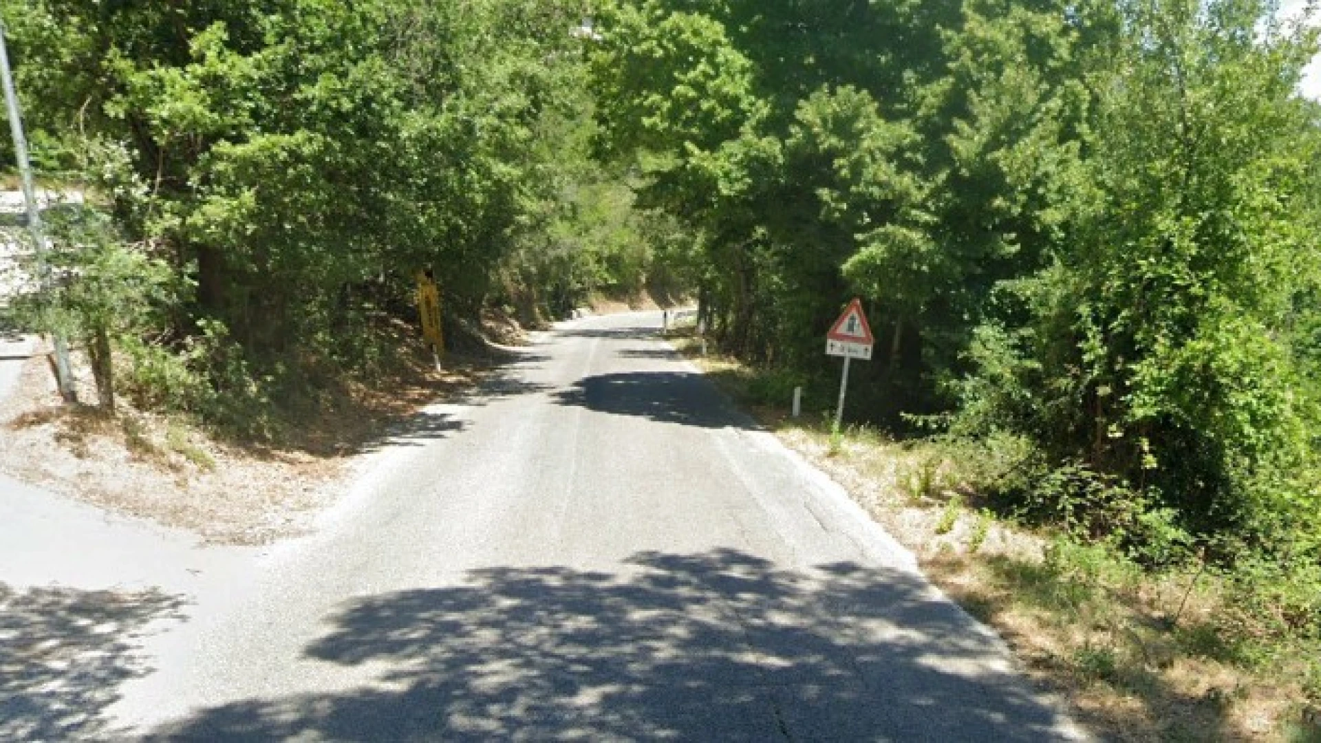 Cantieri a Scanno e Anversa degli Abruzzi: consolidamento ponte in località Bocca di Pantano, risanamento corpo stradale e messa in sicurezza carreggiata