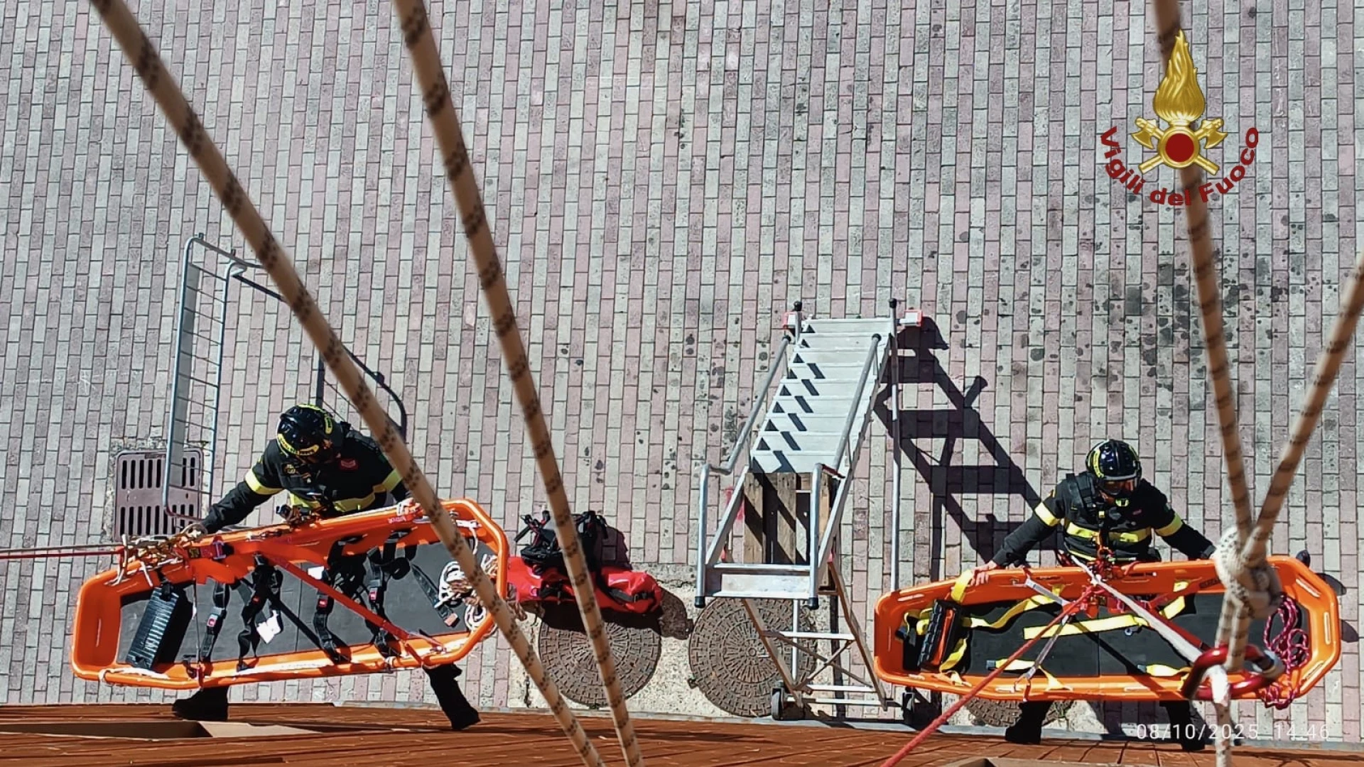 Isernia: si e’ svolto con successo presso il Comando Provinciale dei Vigili del Fuoco il corso Saf basico speleo Alpino fluviale.