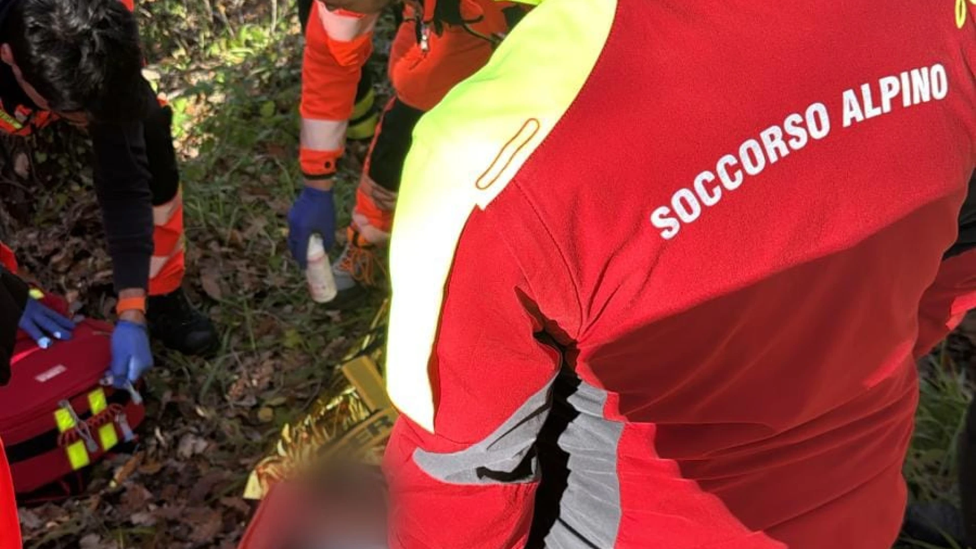 Montagano: il Soccorso Alpino impegnato questa mattina per un soccorso sanitario di emergenza.