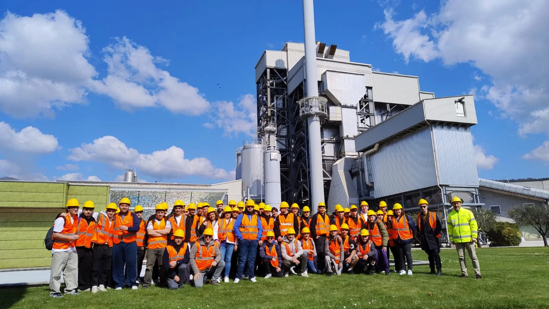 I ragazzi dell’Istituto Tecnico Industriale di Pontecorvo alla scoperta del termovalorizzatore di Pozzilli