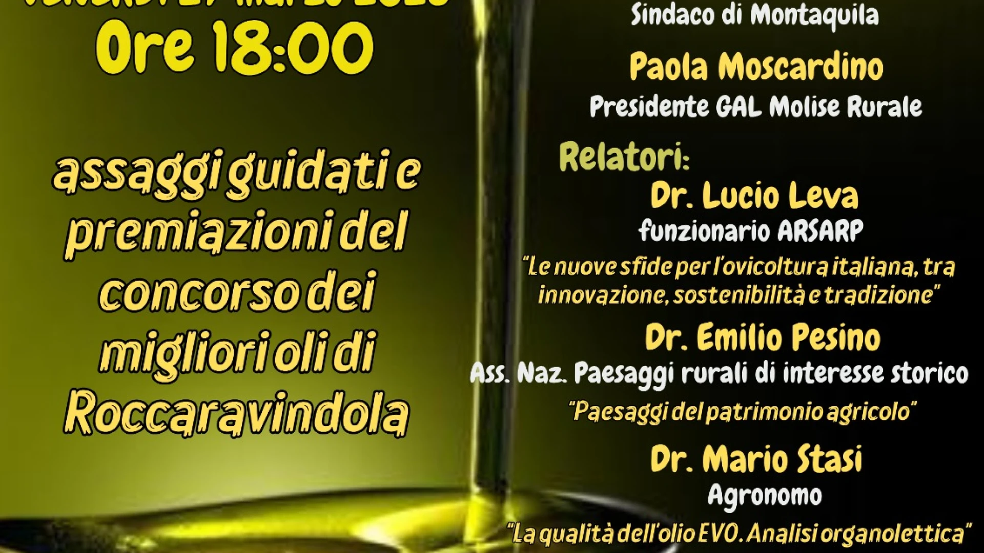 Dieci anni di OliRavindola: l’eccellenza dell’oro verde molisano torna protagonista