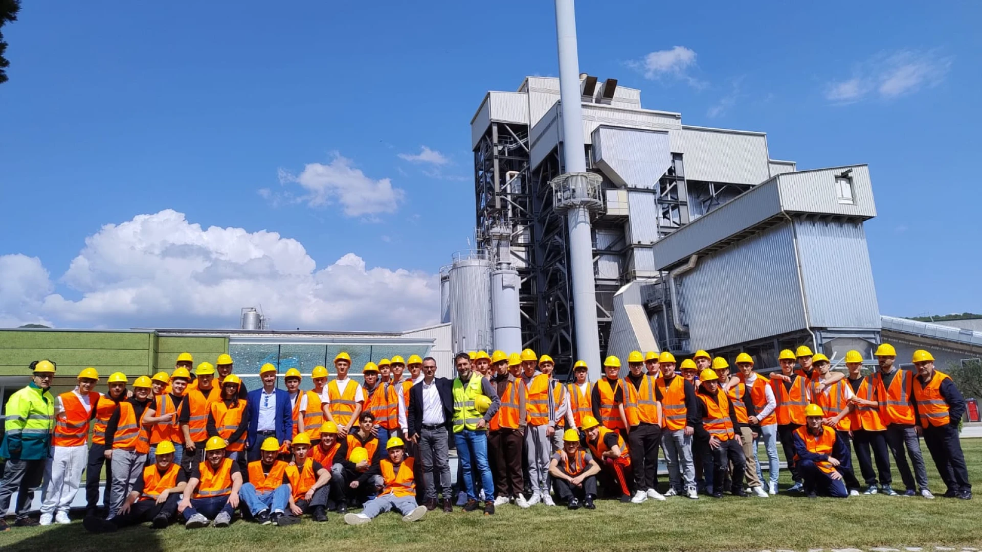 I ragazzi dell’ITIS Boole di Genazzano in visita al termovalorizzatore di Pozzilli