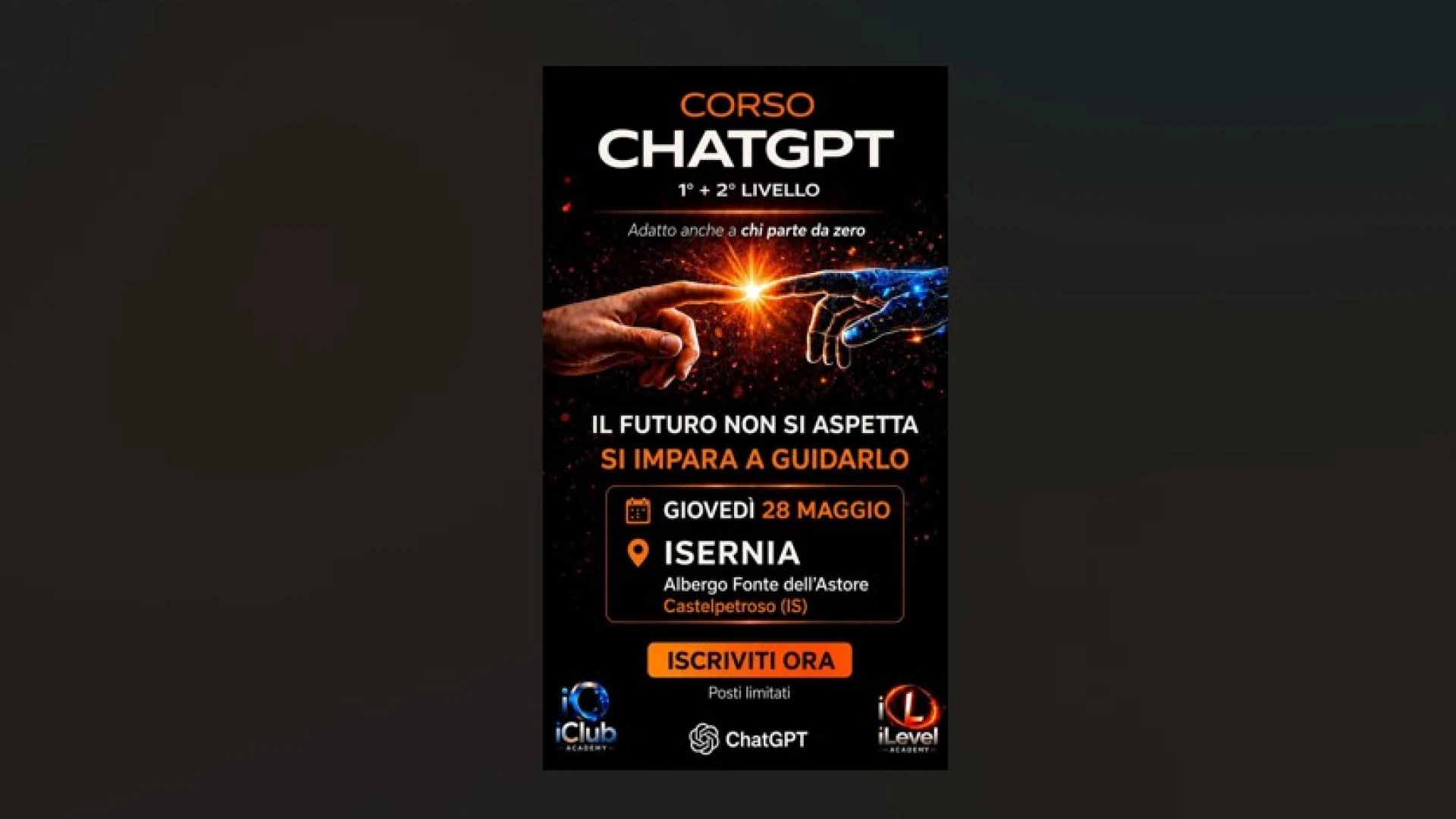 Intelligenza artificiale per imprenditori e professionisti. Corso CHATGPT di primo e secondo livello.