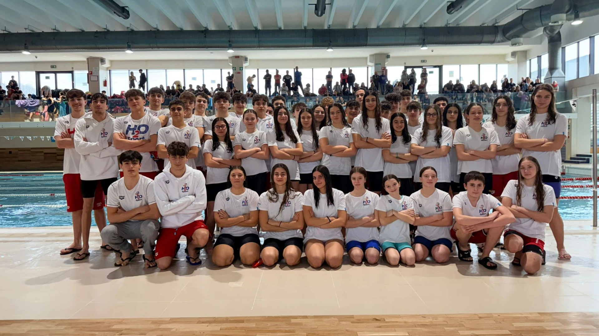 H2O Sport protagonista al Grand Prix Città di Napoli: Serafino oro nei 50 farfalla, Aiello conquista il pass per gli Italiani nei 100 farfalla