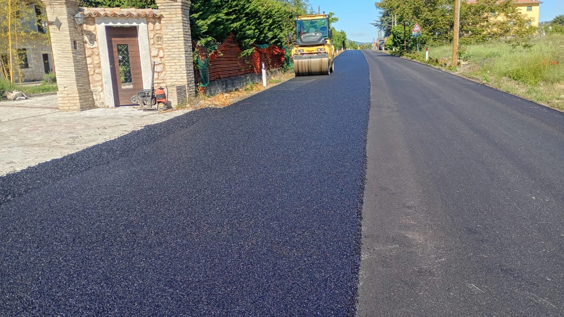 Provincia dell’Aquila: al via i lavori di rifacimento asfalto su SP 125 di Antrosano.