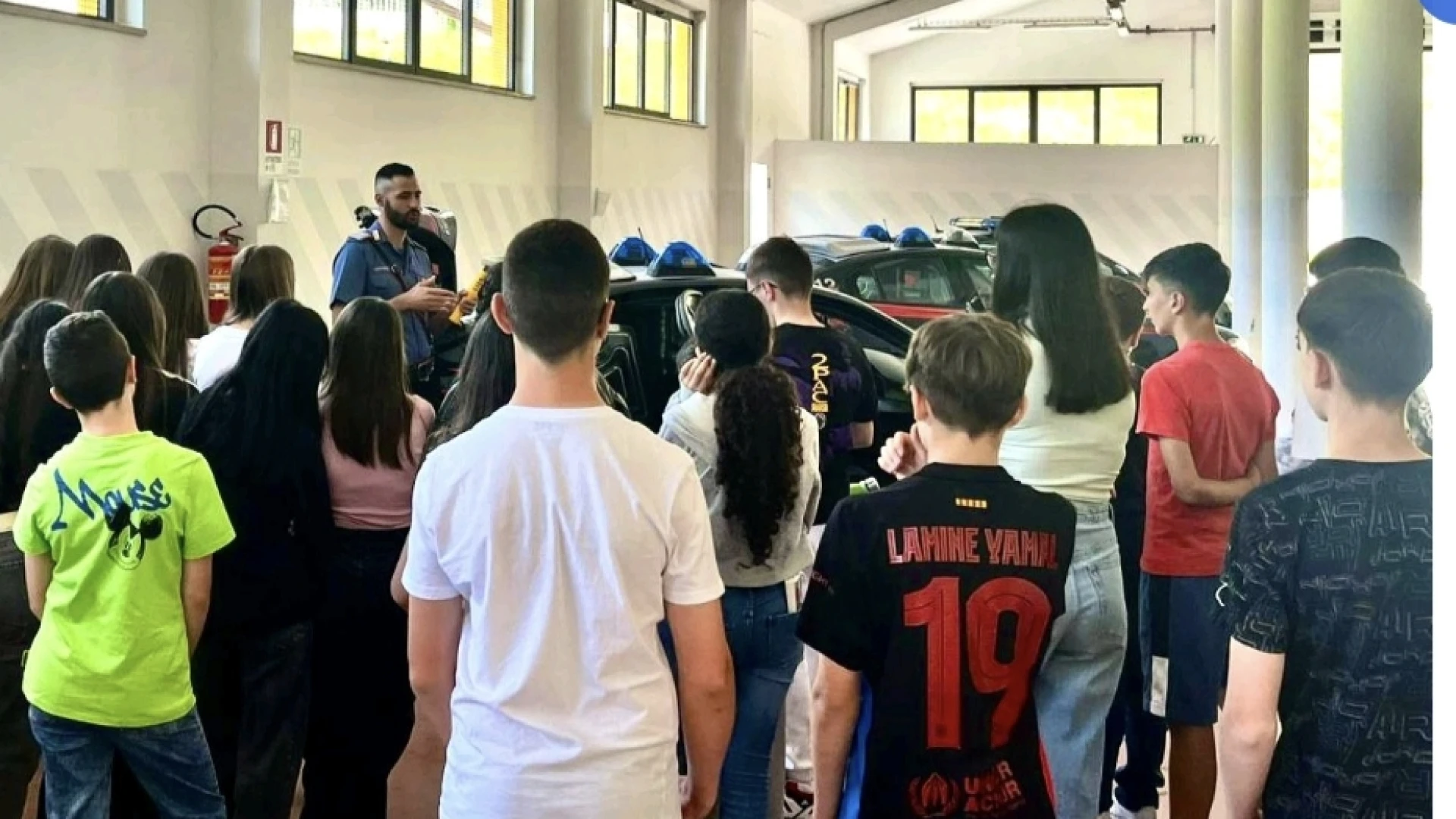Carabiniere per un Giorno Visita Didattica al Comando Compagnia di Agnone