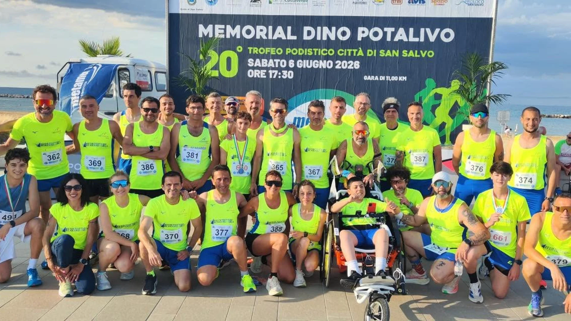 Trofeo Dino Potalivo 2026: quando lo sport incontra amicizia, ospitalità ed emozioni. L’Asd Free Runners Isernia protagonista a San Salvo.