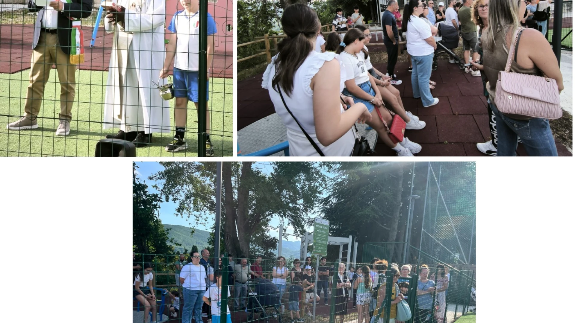 Scapoli : riaperto il parco giochi comunale di Via Colle.