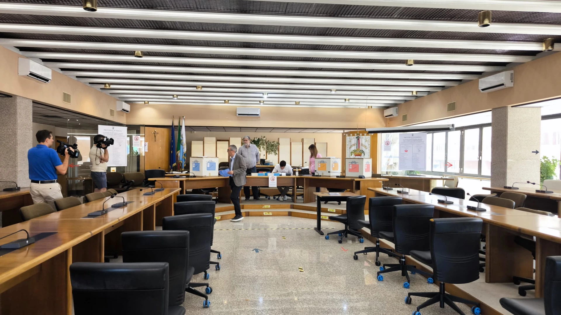 Rinnovo del Consiglio provinciale di Isernia. Operazioni di voto in corso. I seggi chiudono alle ore 20.