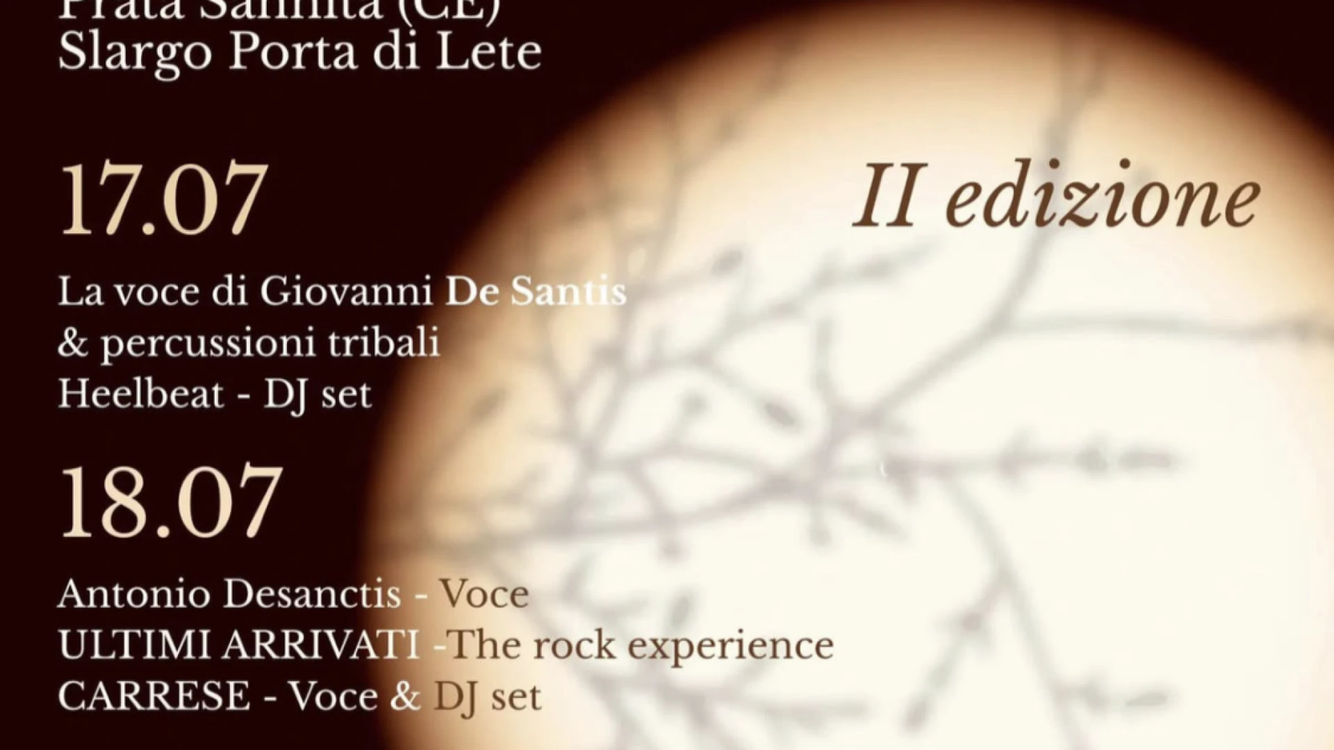 Prata Sannita: il 17 luglio la seconda edizione di Aperiluce. (Foto)