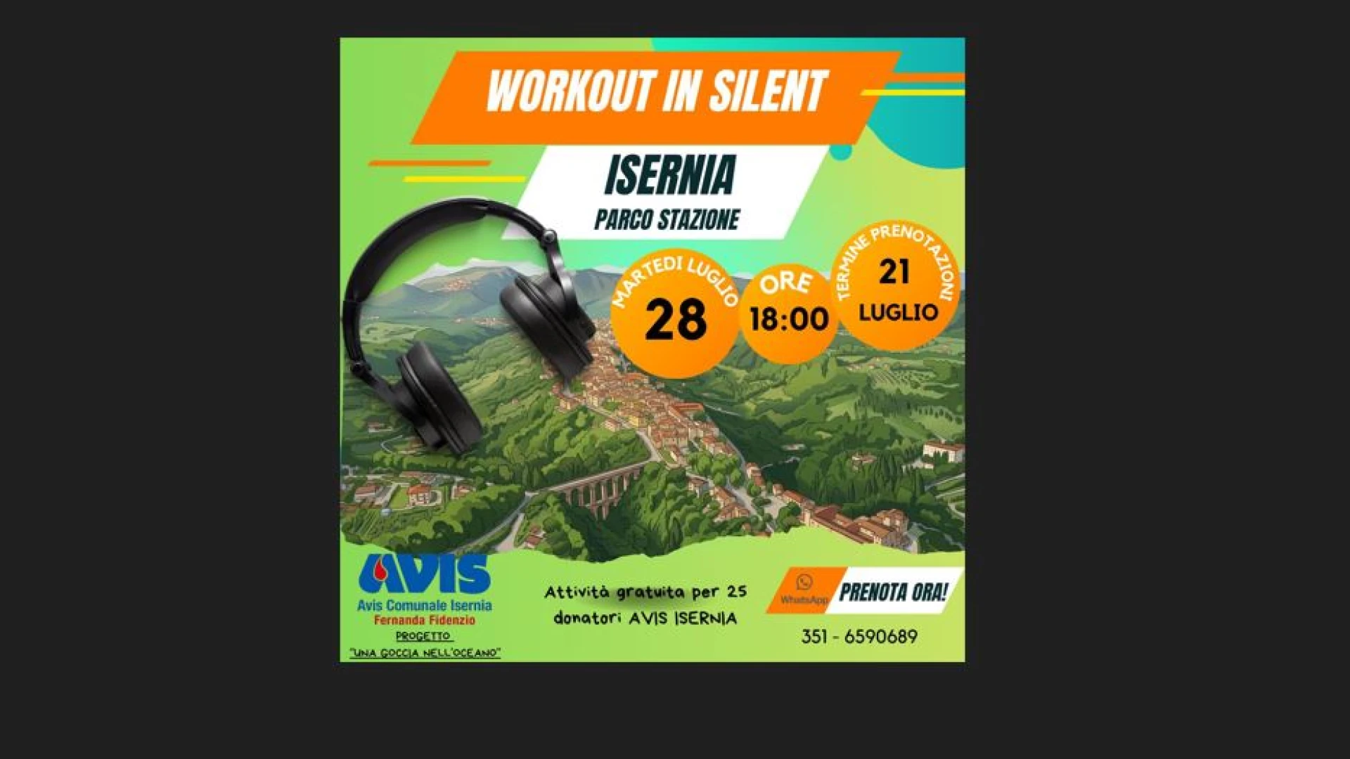 Camminare insieme per la salute e l'inclusione: ad Isernia arriva il "Workout in Silent"