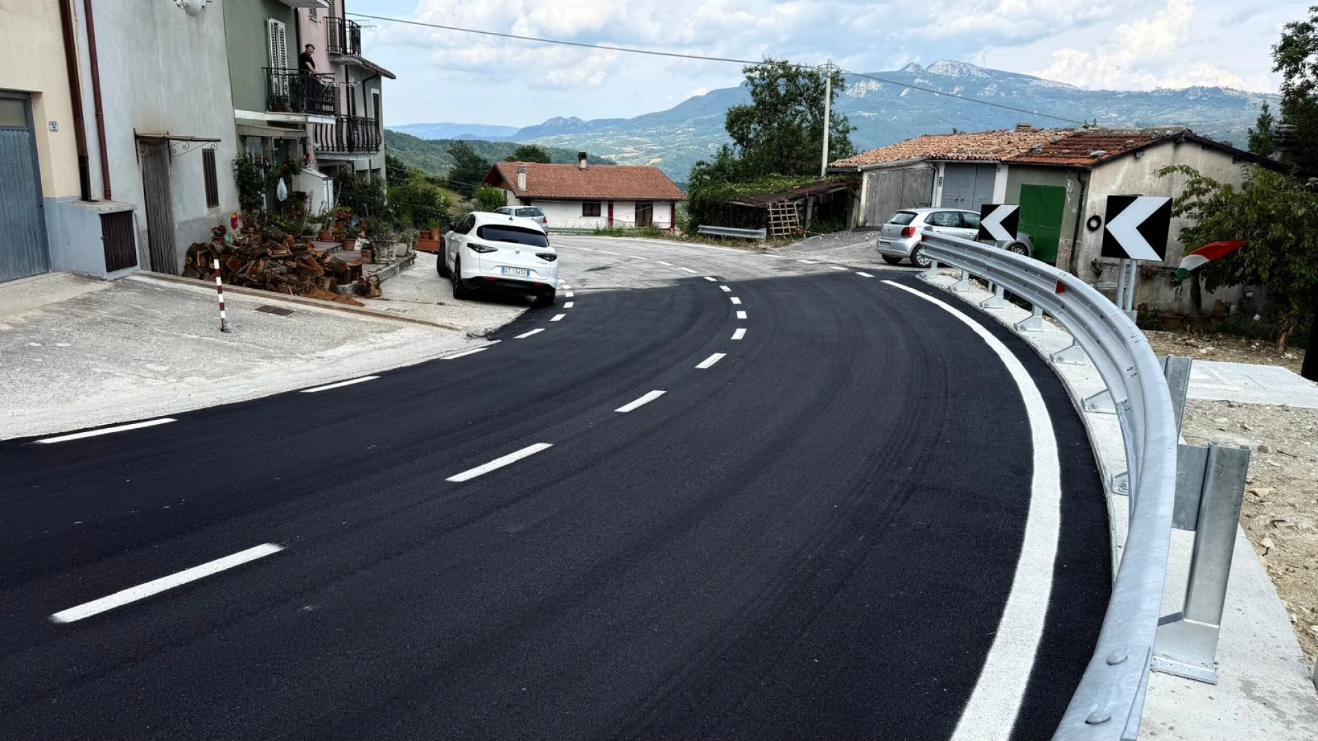 Provincia dell’Aquila: conclusi lavori ad Ateleta su SP 84, riaperto tratto interessato da frana.