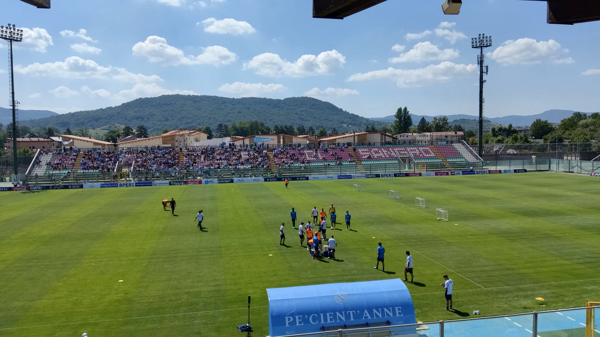 Day 1 ritiro Napoli. Primo allenamento al Patini. Report allenamento.
