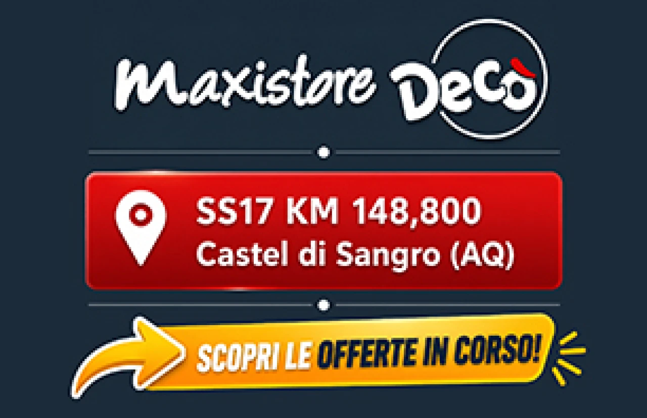 Banner Maxistore offerte fino al 18 agosto 20t6