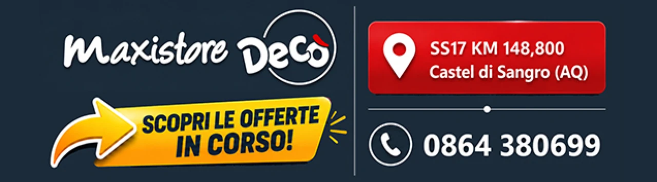 Banner Maxistore offerte ferragosto fino al 18 agosto