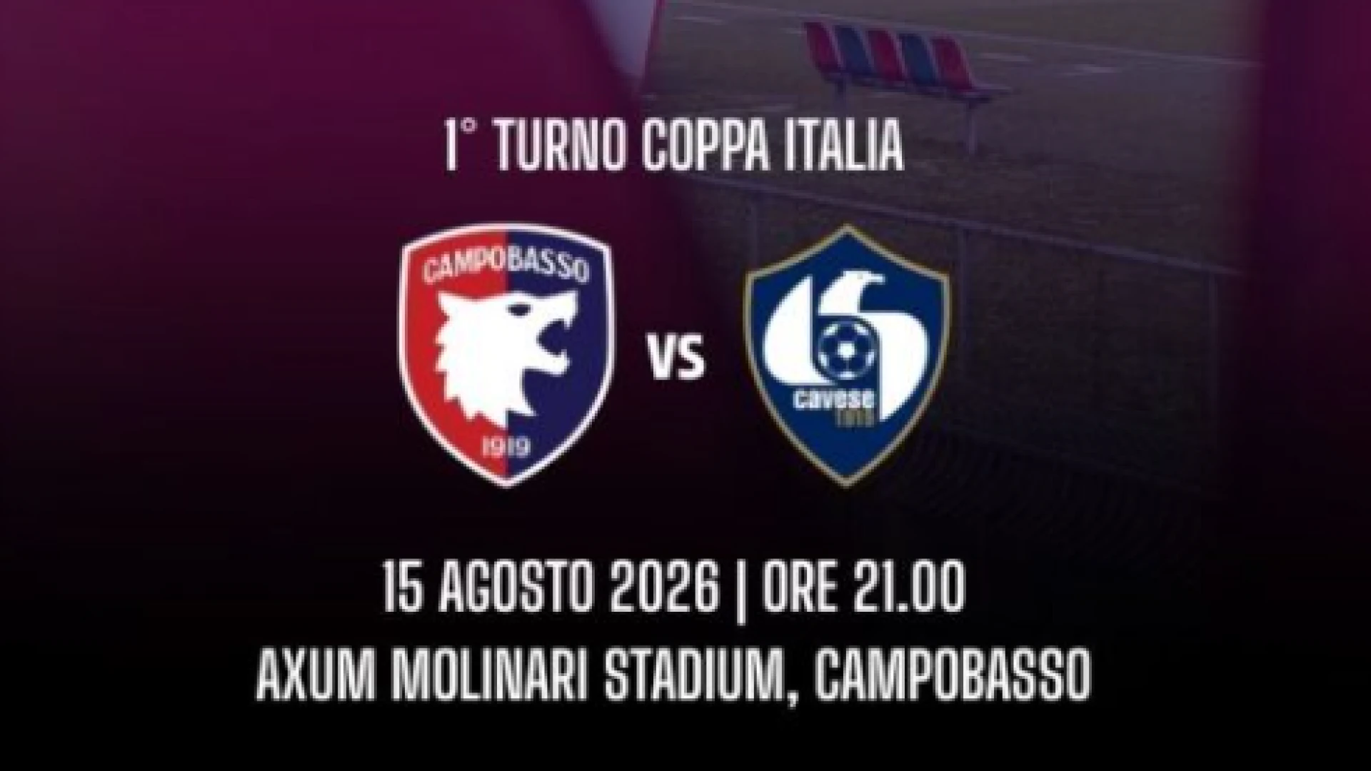 Coppa Italia, domani la prevendita: biglietto a metà prezzo per gli abbonati rossoblù