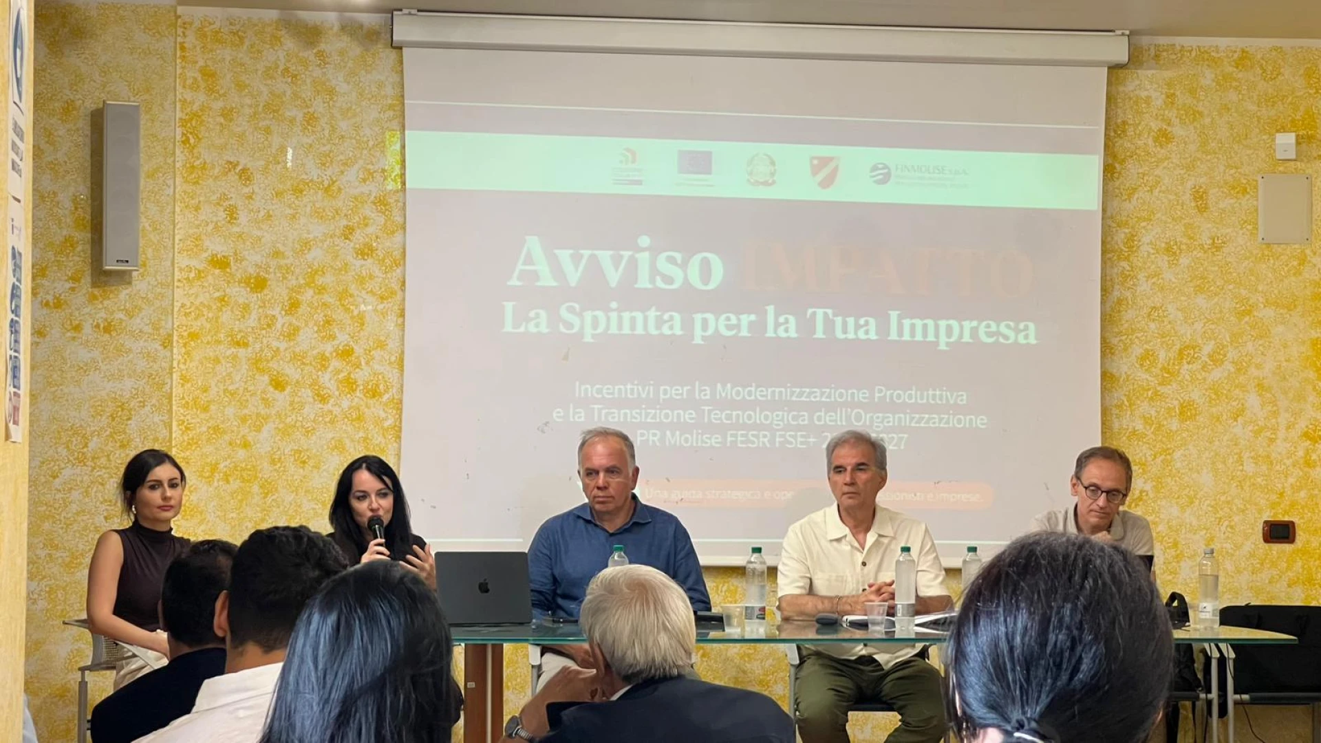 Avviso “IMPATTO”, qualificata partecipazione agli incontri di Termoli, Campobasso e Isernia. Regione Molise e Finmolise a confronto con imprese e professionisti