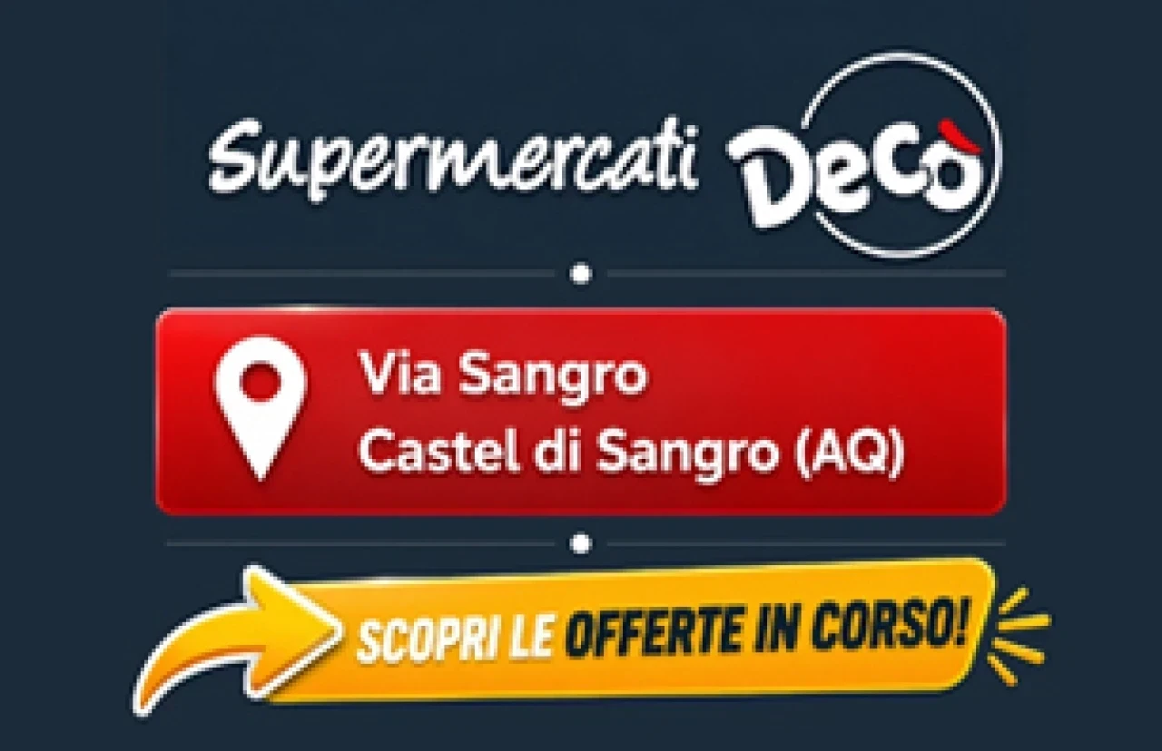 Banner Supermercati Deco 306 per 198 pixel offerte generiche