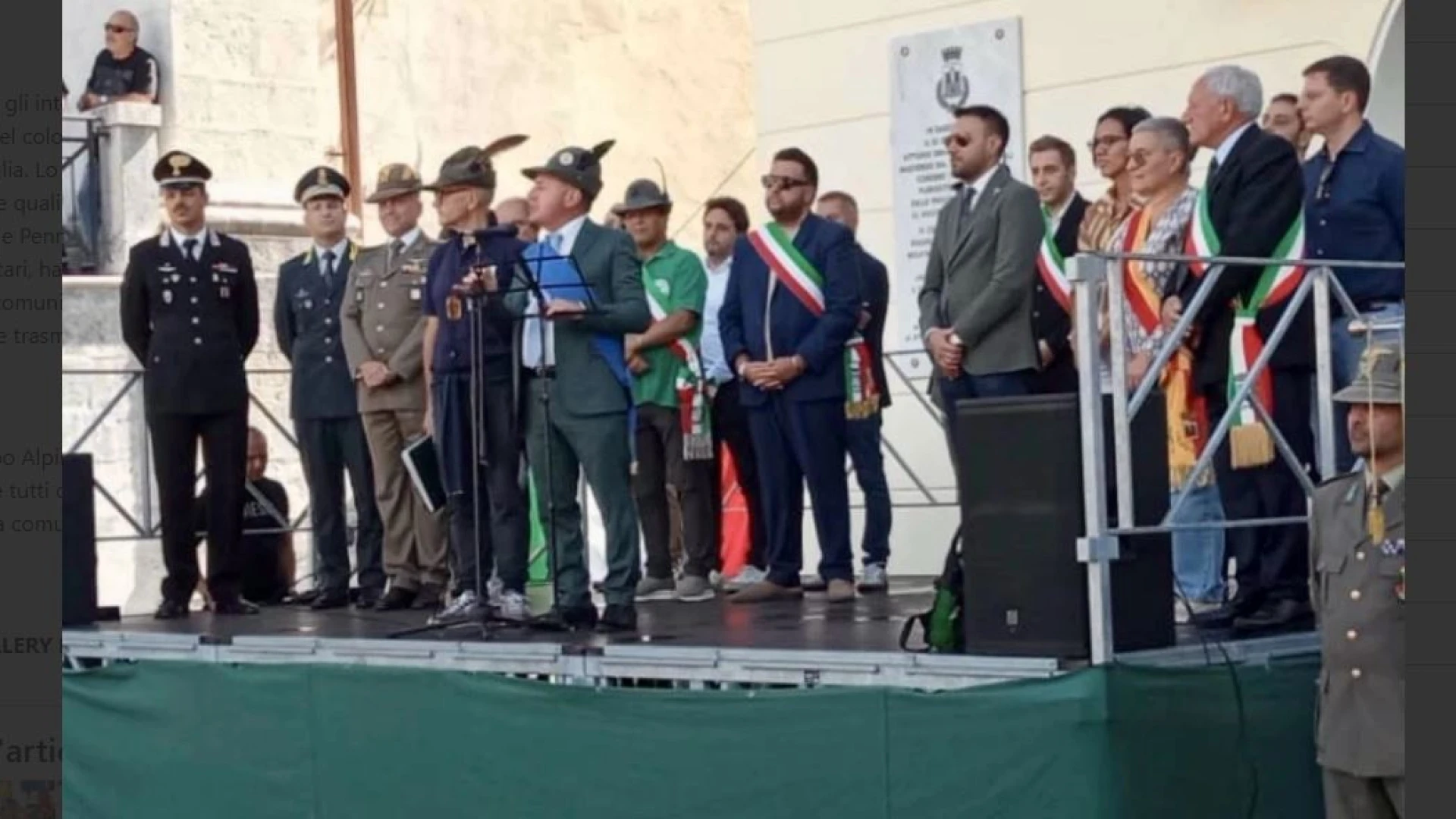 Alpini, a Castel Di Sangro due giorni dedicati alle Penne Nere in occasione del raduno VI Zona.